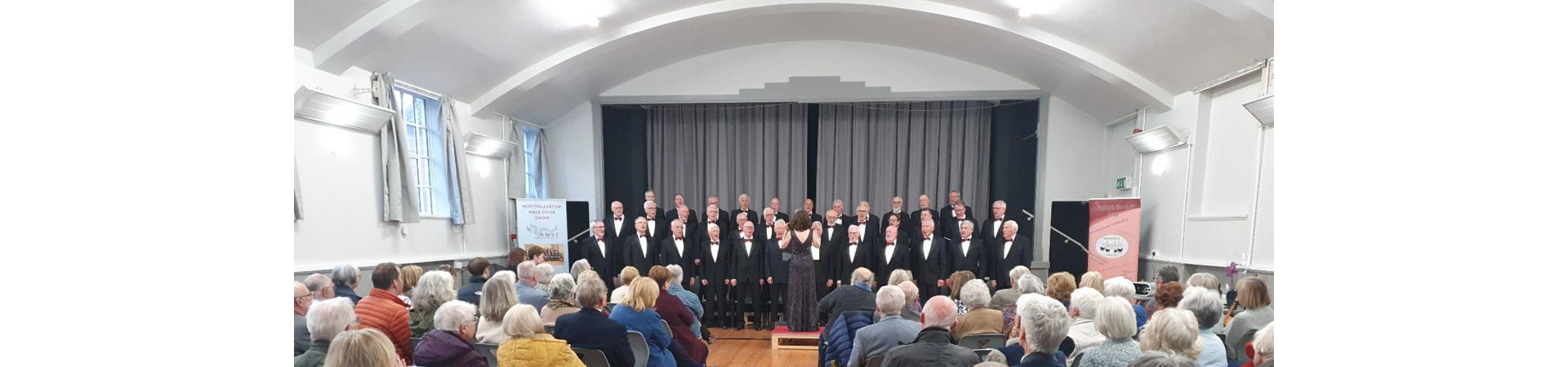 The Northallerton Male Voice Choir at Thirsk & Sowerby Town Hall